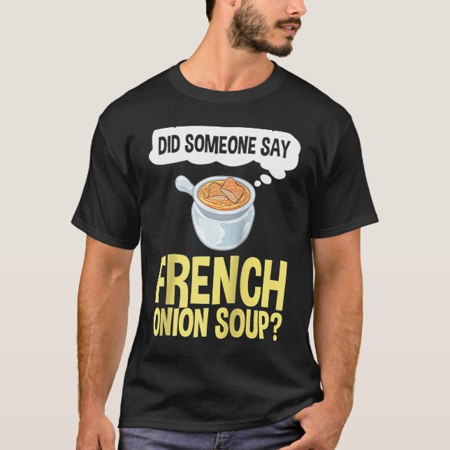Camiseta French Onion Soup Recipe Mix Bowl Japanese Cheese  (Frente)
