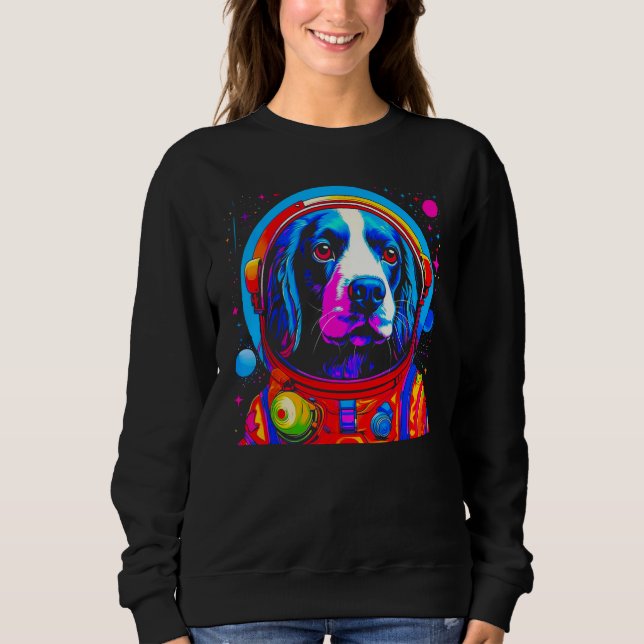 Camiseta French Spaniel Dog  Astronaut (Frente)