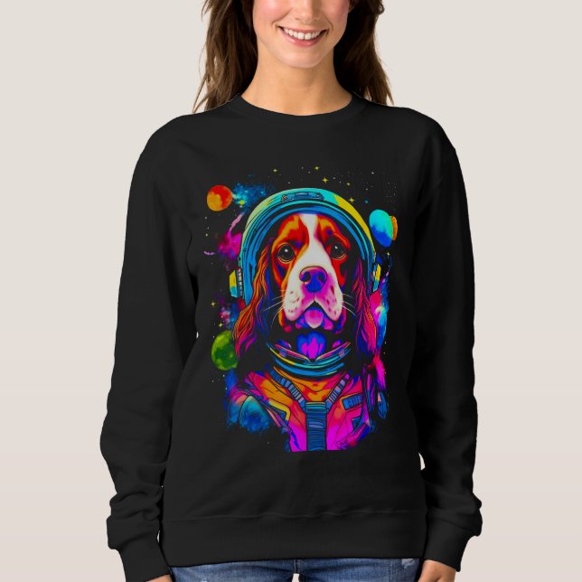 Camiseta French Spaniel Dog Space Science (Frente)