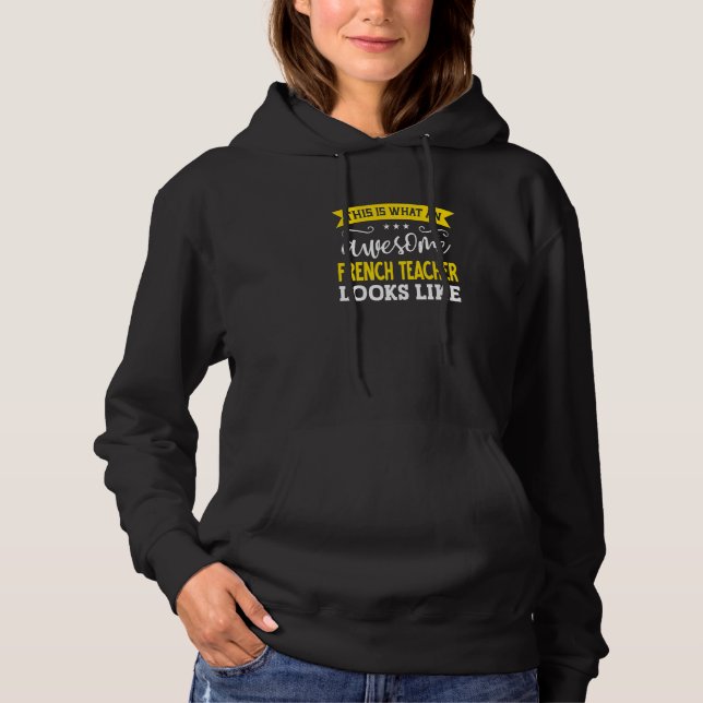 Camiseta French Teacher Job Title Employee Worker French Te (Frente)