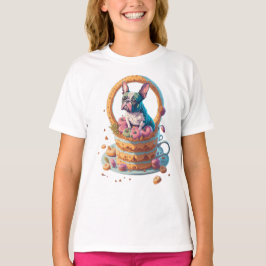 Camiseta Frenchie Cake Break - Um buldogue francês sobre um