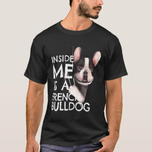 Camiseta Frenchie Dentro Me Clothes Kids French Buldog