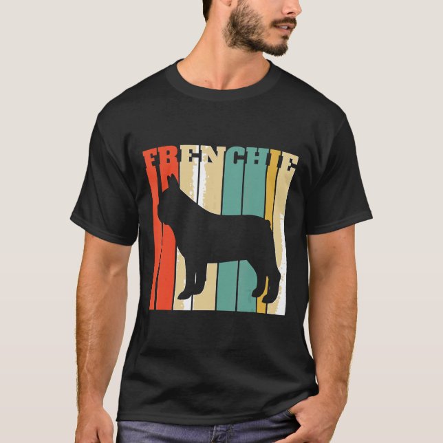 Camiseta Frenchie French Bulldog Retro (Frente)