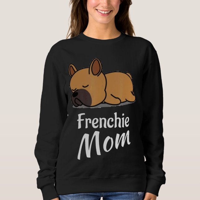 Camiseta Frenchie Frenchie Mãe Bulldog Francês Para Raparig (Frente)