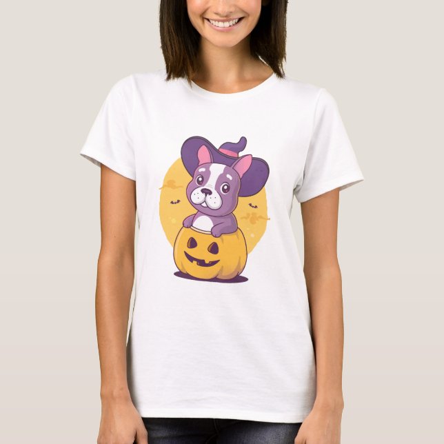 Camiseta Frenchie Halloween (Frente)