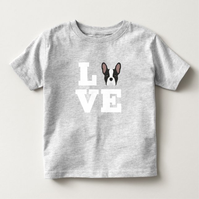 Camiseta Frenchie Love | Bulldog Francês (Frente)