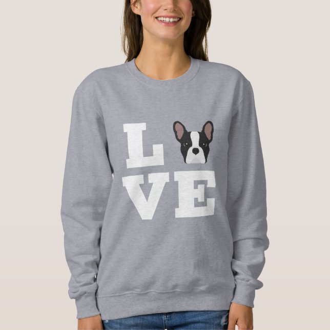 Camiseta Frenchie Love Sweatshirt (Frente)