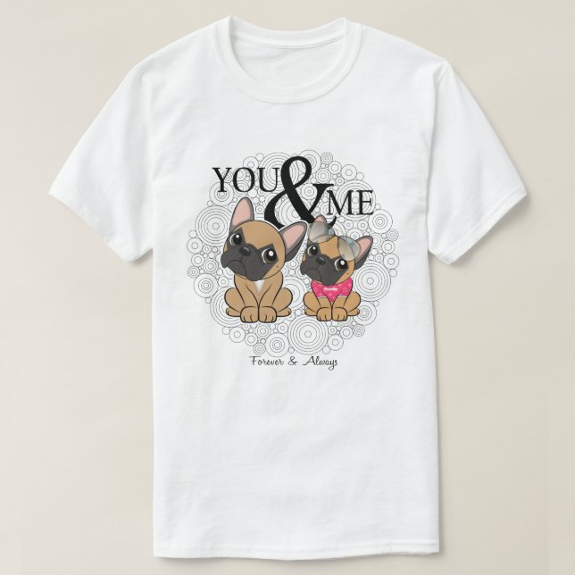 Camiseta Frenchie lovers (Frente do Design)