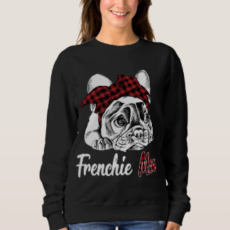 Camiseta Frenchie Mãe Bulldog Francês com Cabeça de Xadrez 