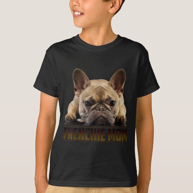 Camiseta frenchie mãe | presente de mãe de buldogue francês (Frente)