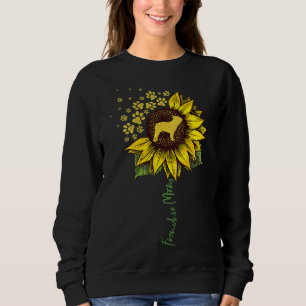 Camiseta Frenchie Mãe Sunflower French Bulldog Gifs