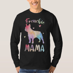 Camiseta Frenchie Mama Colorida Cachorro Francês Mãe