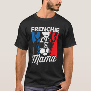 Camiseta Frenchie Mama Vintage French Buldogue Dog Mãe 1