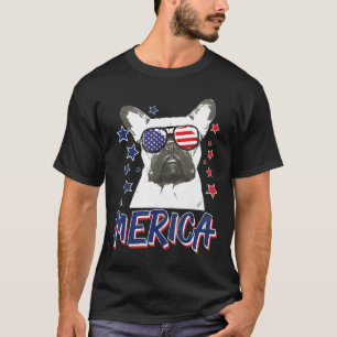 Camiseta Frenchie Merica French Bulls Dog Usa