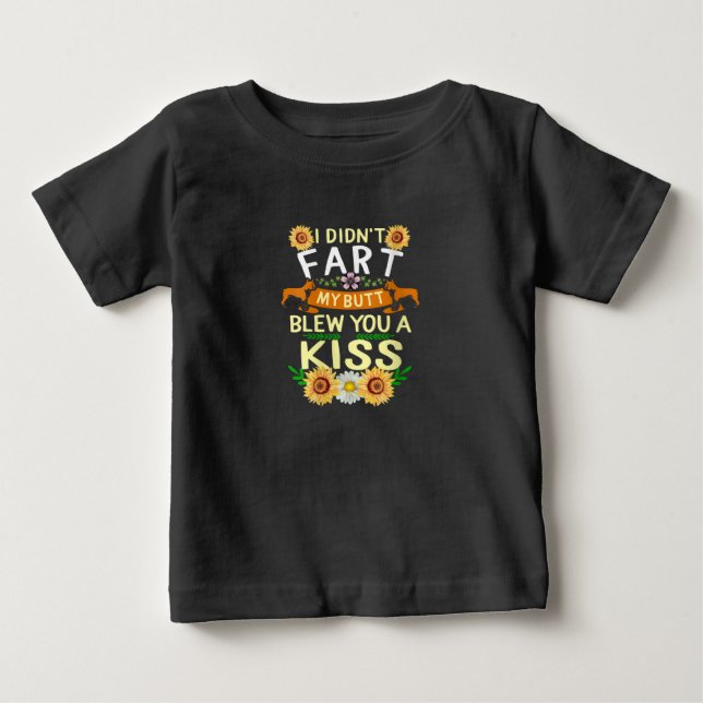 Camiseta Frenchie não desmaiou o Bumbum beije a mãe (Frente)