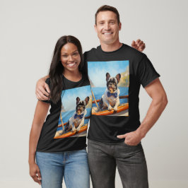 Camiseta Frenchie no barco