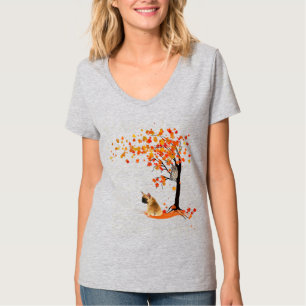 Camiseta Frenchie Os Meus Animais Espirituosos Coruja Amant