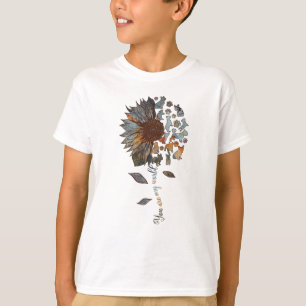 Camiseta Frenchie Sunflower Você É Minha Amante De Cachorro