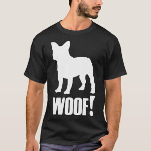 Camiseta Frenchie Woof French Bulldog Dog Tee