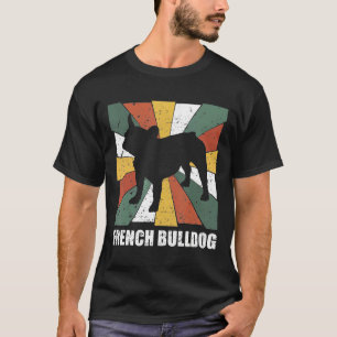 Camiseta FrenchieVintage French Bulldog DogRetro Styl