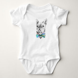 Camiseta frenesi buldog baby onsie