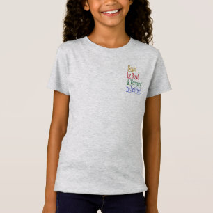 Camiseta Frente (canto) - Magia Horace Cita Slim de Meninas