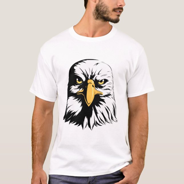 Camiseta Frente da Cabeça de Águia (Frente)