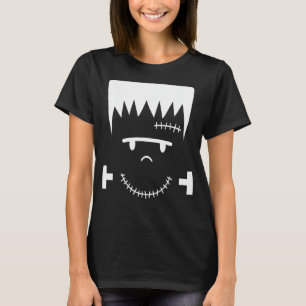 Camiseta Frente de Dia de as Bruxas engraçado Frankenstein