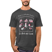 Frente de Livros Bibliotecários Piromaníacos Sketc