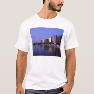 Camiseta Frente do Sena e Torre Eiffel, Paris, França