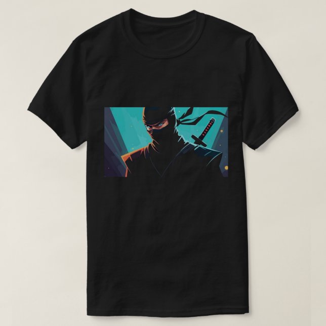 Camiseta Frente e Traseira Ninja (Frente do Design)