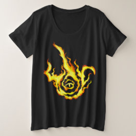 Camiseta frenziedflamesymbolmadnessculteldenmagnetima