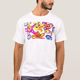 Camiseta Fresca-estrelha no verão