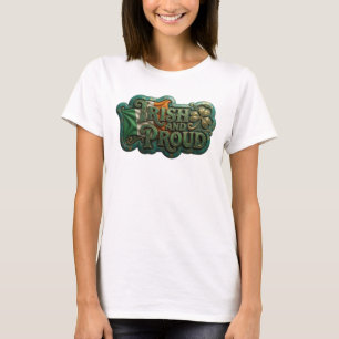 Camiseta Fresh Gold IRISH AND PROUD Statement
