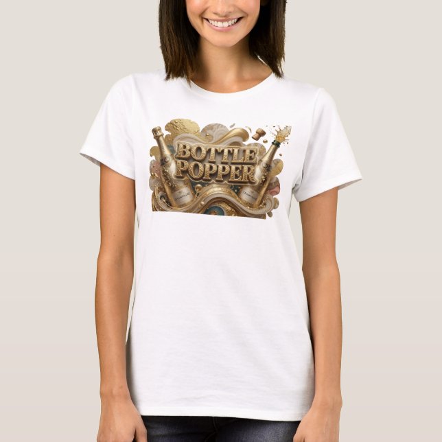 Camiseta Fresh Orange BOTTLE POPPER Statement (Frente)
