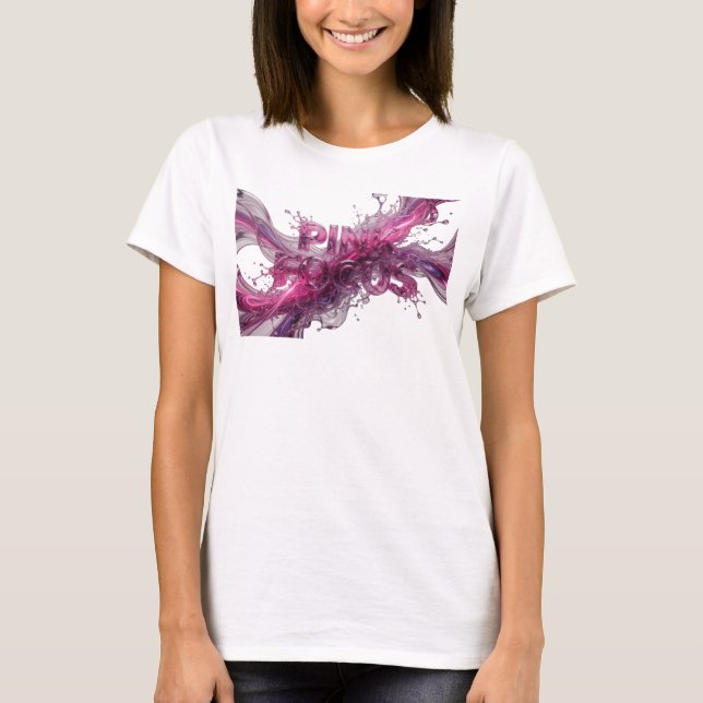 Camiseta Fresh Pink PINK FOCUS Statement (Frente)