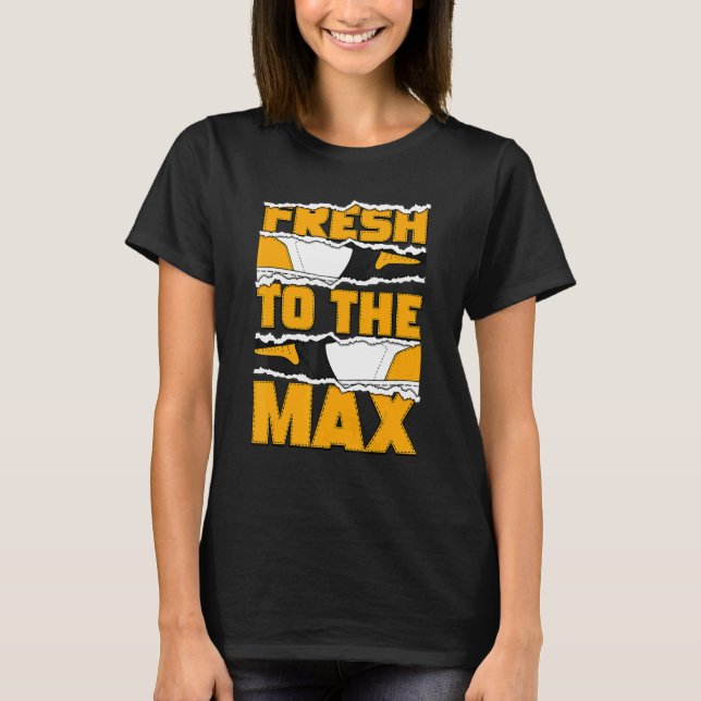 Camiseta Fresh To The Max OG Yellow Toe 1s Matching (Frente)