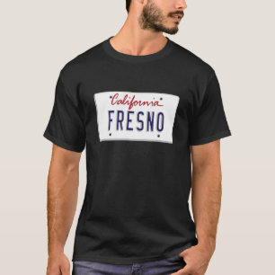 Camiseta Fresno Los Angeles LA California License Plate