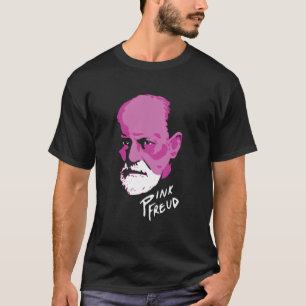 Camiseta Freud cor-de-rosa - lado escuro de sua mãe