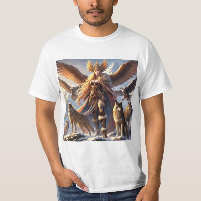 Camiseta Freya: La Diosa del Amor y la Guerra (Frente)