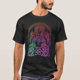 Camiseta Freya Viking Goddese Freyja Norse Mythology Rainbo