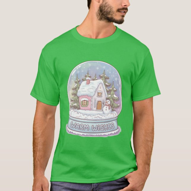 Camiseta Fria de Natal bonitinho de Natal (Frente)
