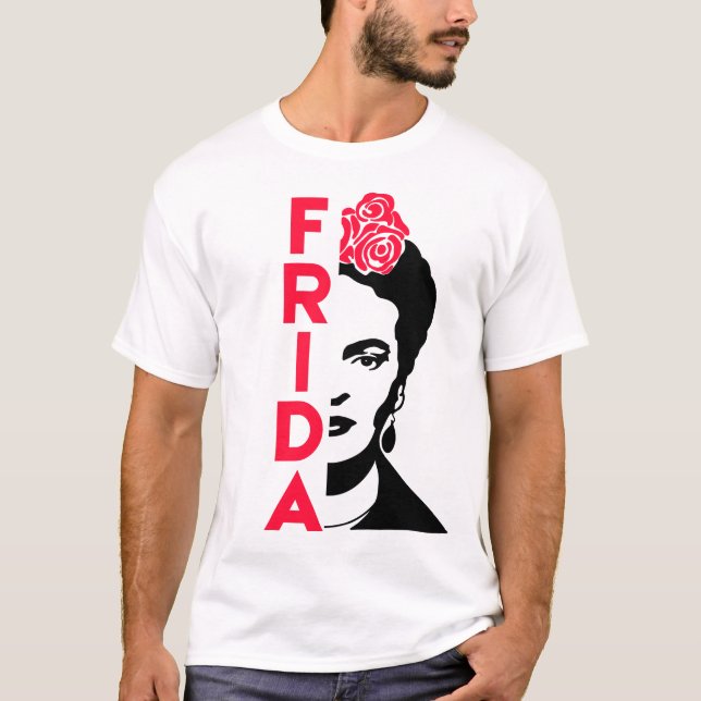 Camiseta Frida Kahlo Artista Mexicano Shirt (Frente)