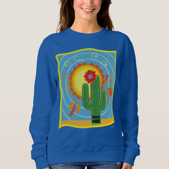 Camiseta Frida Kahlo Cactus Graphic (Frente)