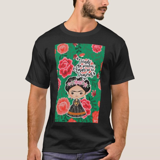 Camiseta Frida Kahlo Cartoon Phone Case cute frida iPhone C (Frente)