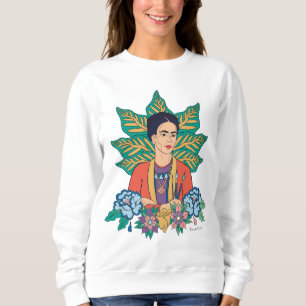 Camiseta Frida Kahlo Colorful Floral Graphic
