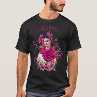 Camiseta FRIDA KAHLO Mexican Feminist portrait painting Cla