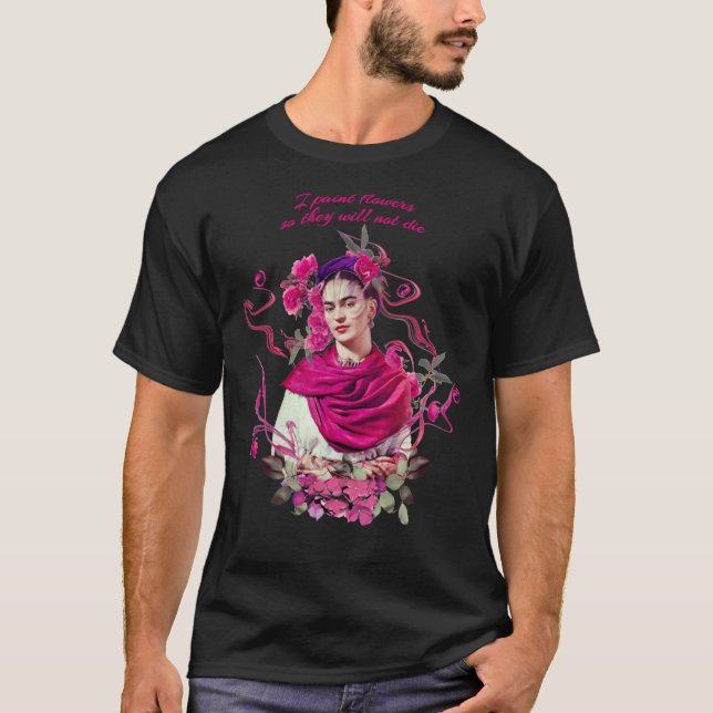 Camiseta FRIDA KAHLO Mexican Feminist portrait painting Cla (Frente)