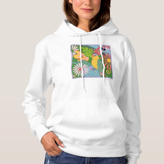 Camiseta Frida Kahlo Parrot Graphic (Frente)