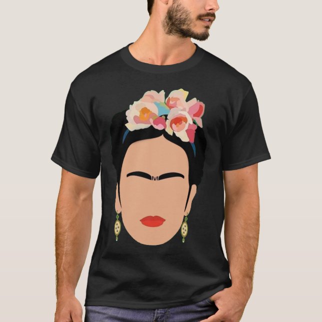Camiseta Frida Kahlo Sticker (Frente)